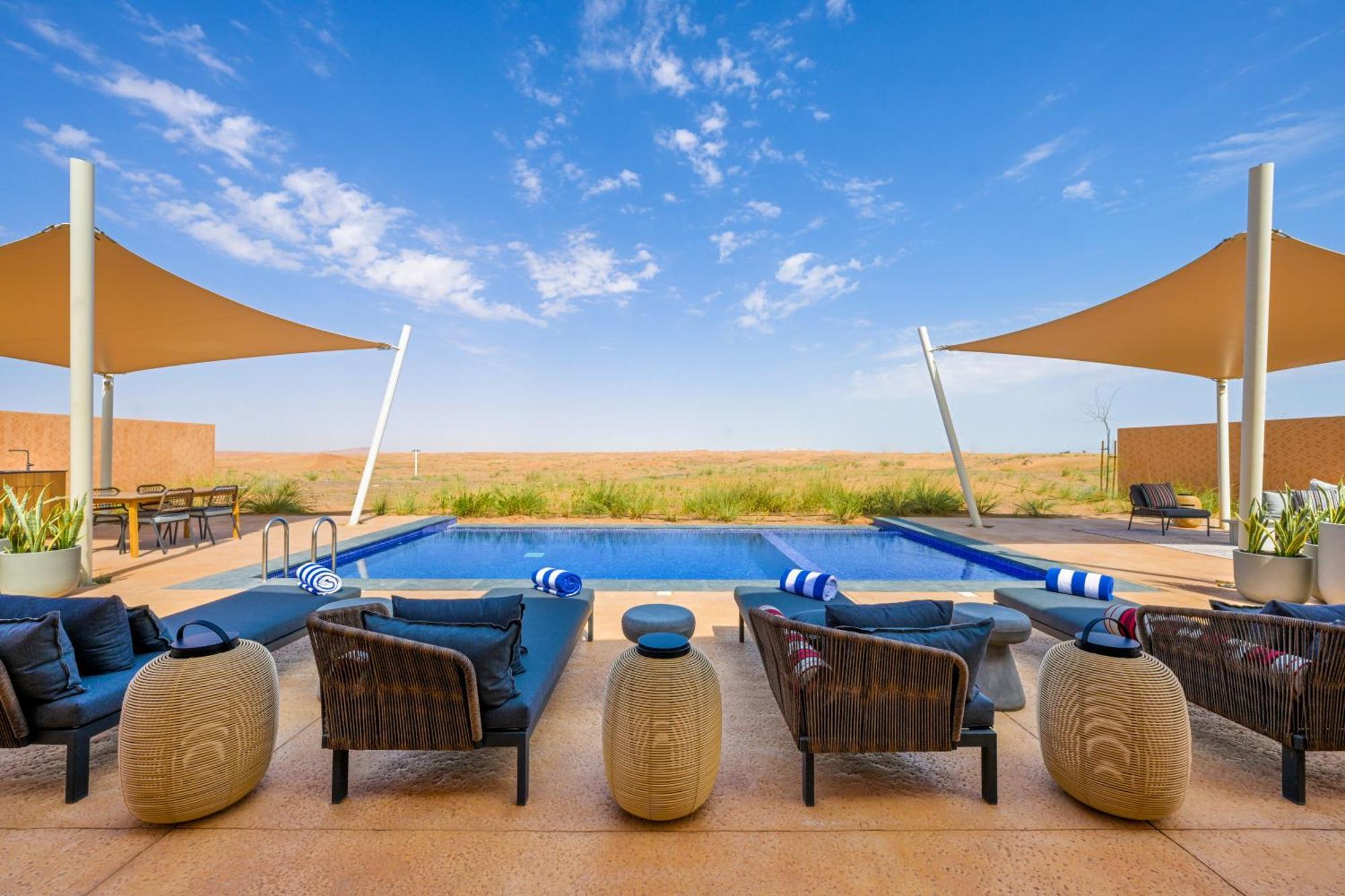 Al Badayer Retreat By Sharjah Collection 호텔 Margham 외부 사진 The pool at the Al Maha Desert Resort